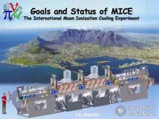 Goals and Status of MICE The International Muon Ionization Cooling Experiment
