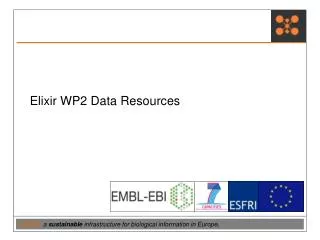 Elixir WP2 Data Resources