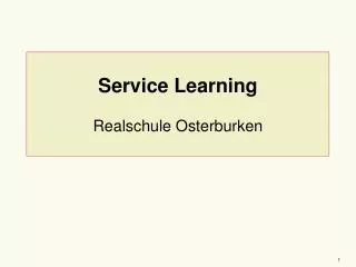 service learning realschule osterburken