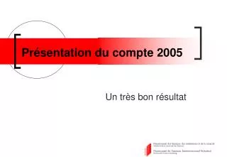 pr sentation du compte 2005