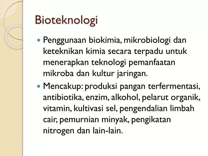 bioteknologi