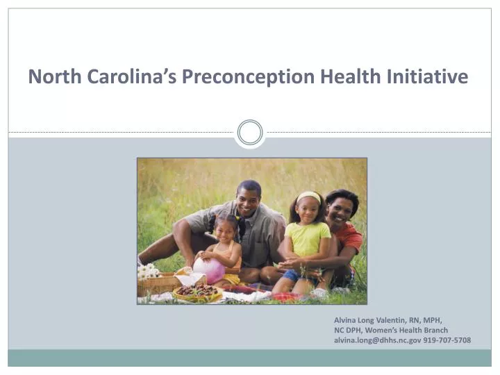 north carolina s preconception health initiative