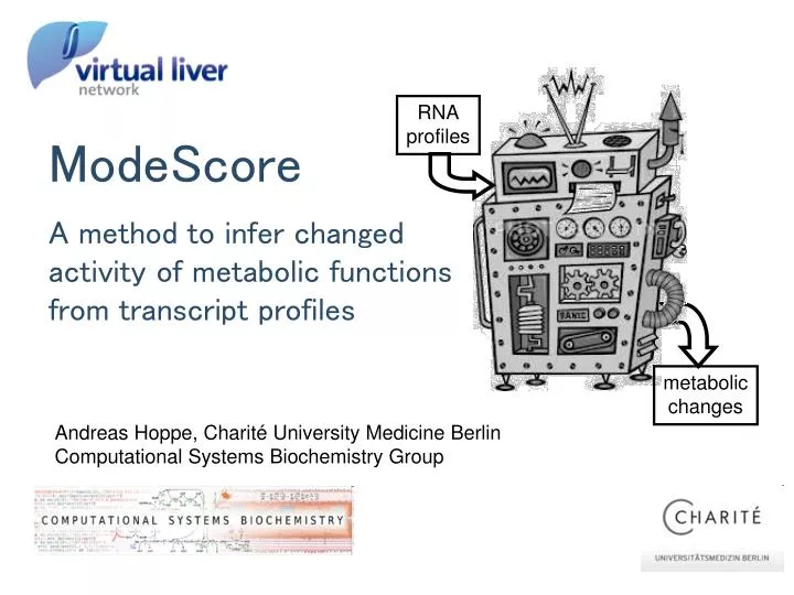 modescore a method to infer changed activity of metabolic functions from transcript profiles