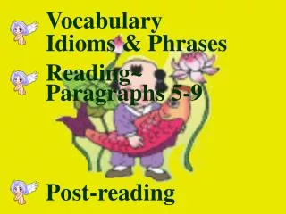 Vocabulary Idioms &amp; Phrases