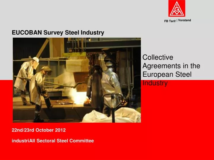 eucoban survey steel industry