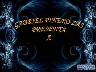 GABRIEL PIÑERO ZÁS PRESENTA A