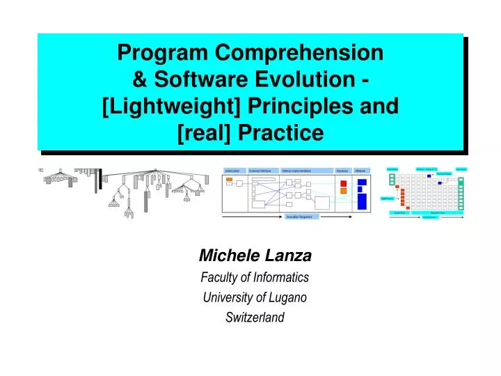 program comprehension software evolution lightweight principles and real practice
