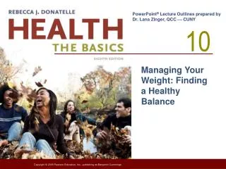 Managing Your Weight: Finding a Healthy Balance