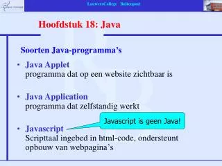 Java Applet programma dat op een website zichtbaar is