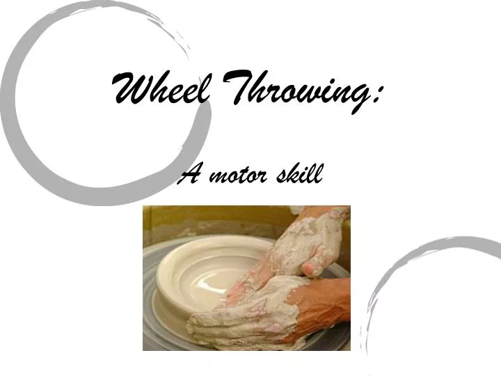 wheel throwing