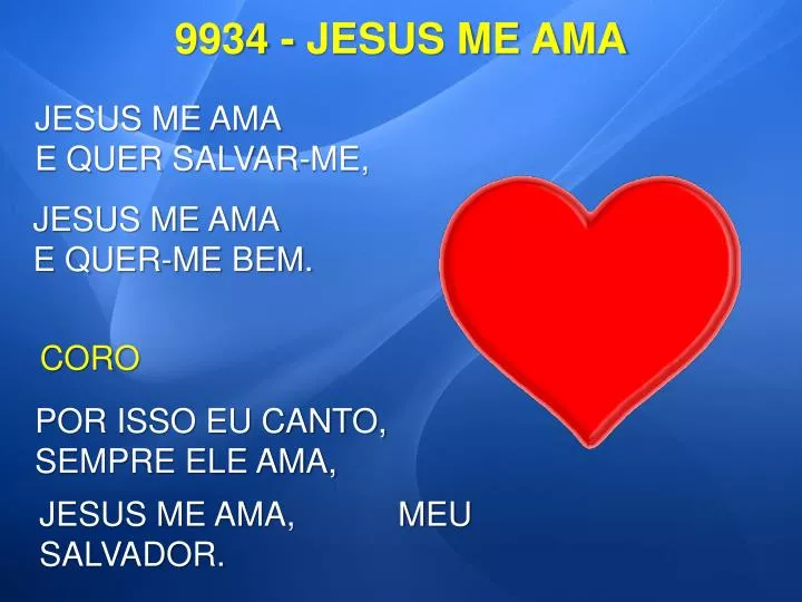 9934 jesus me ama