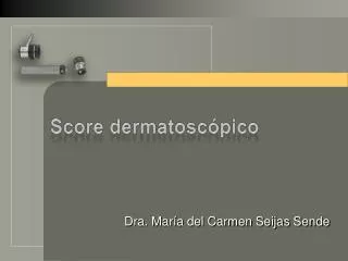 Score dermatoscópico