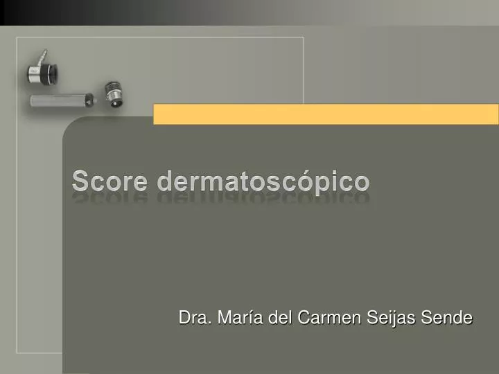 score dermatosc pico