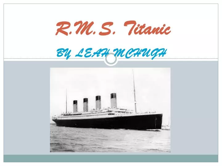 r m s titanic