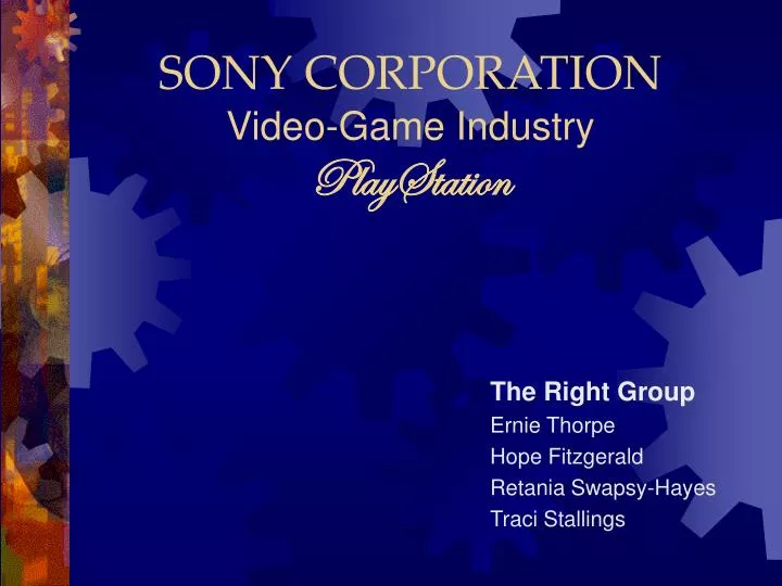sony corporation video game industry playstation