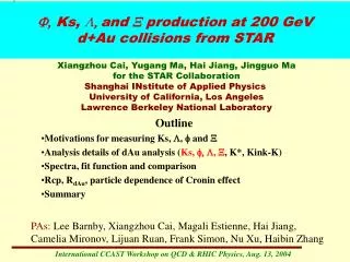 F, Ks,  , and X production at 200 GeV d+Au collisions from STAR