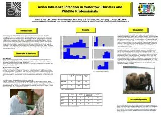 Avian Influenza Infection in Waterfowl Hunters and Wildlife Professionals