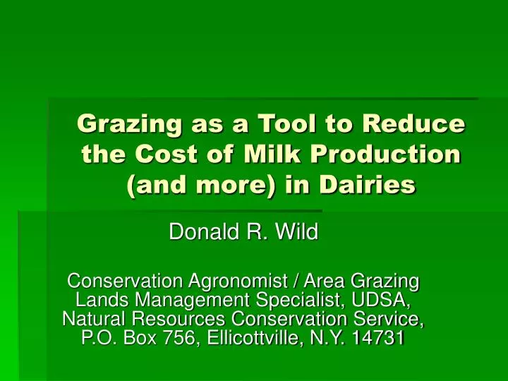grazing as a tool to reduce the cost of milk production and more in dairies