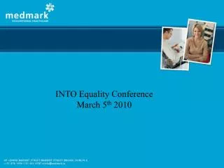 INTO Equality Conference March 5 th 2010