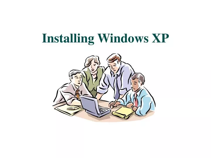 installing windows xp