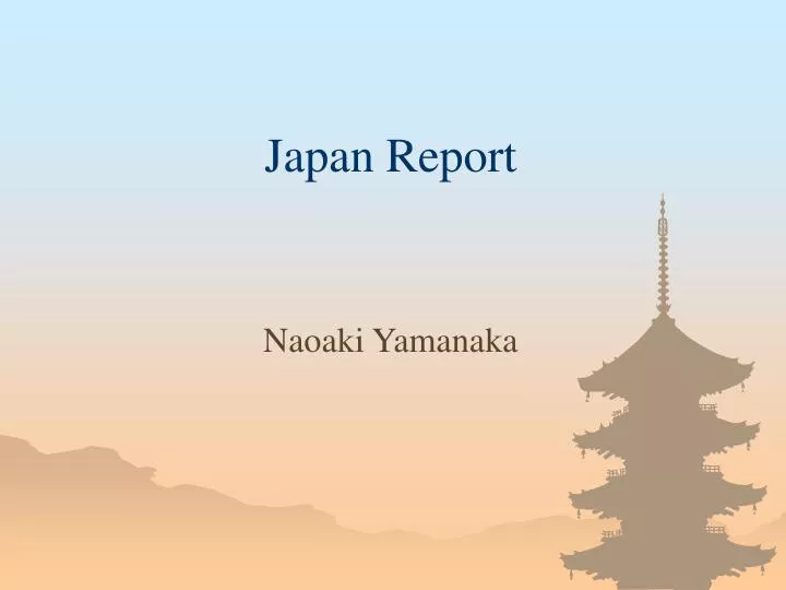japan report