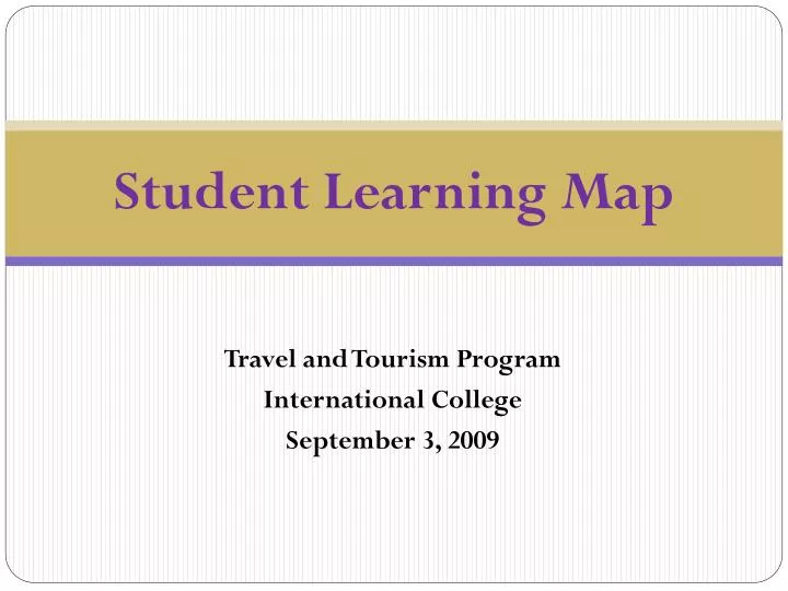 student learning map