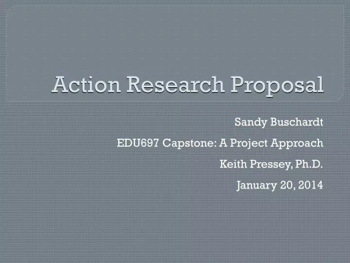 action research proposal