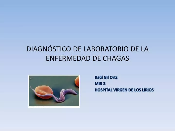 diagn stico de laboratorio de la enfermedad de chagas