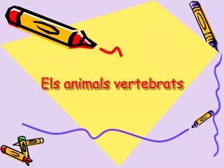 Els animals vertebrats