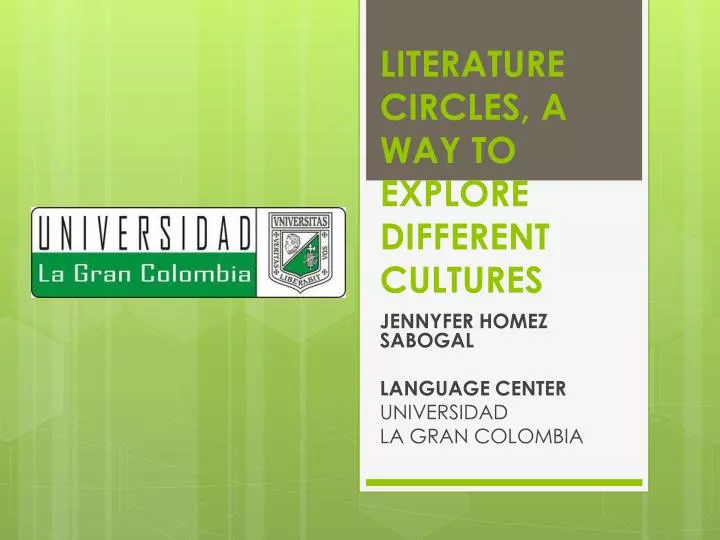 literature circles a way to explore different cultures