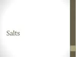 Salts - slide 1