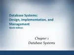 PPT - Database Systems: Design, Implementation, And Management ...