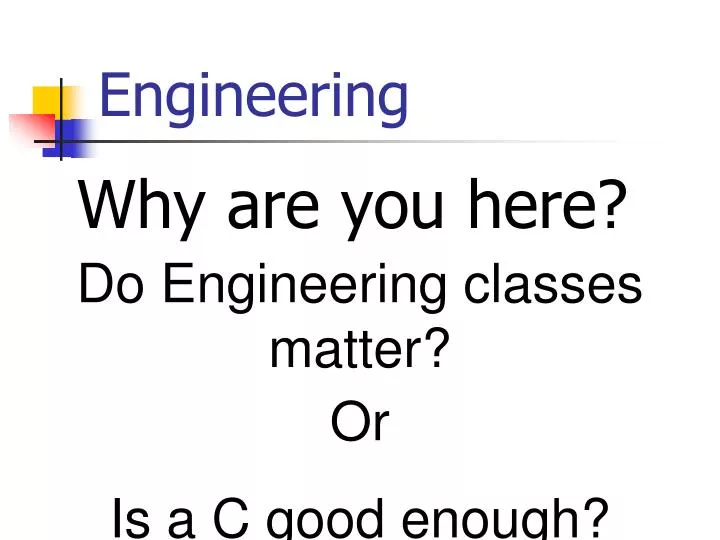 engineering