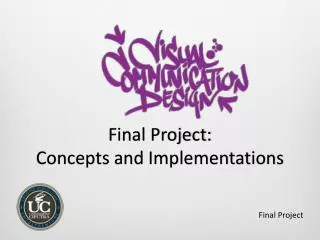 Final Project: Concepts and Implementations