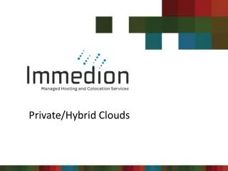 Private/Hybrid Clouds