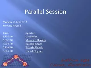 Parallel Session