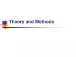 Theory and Methods - slide 1