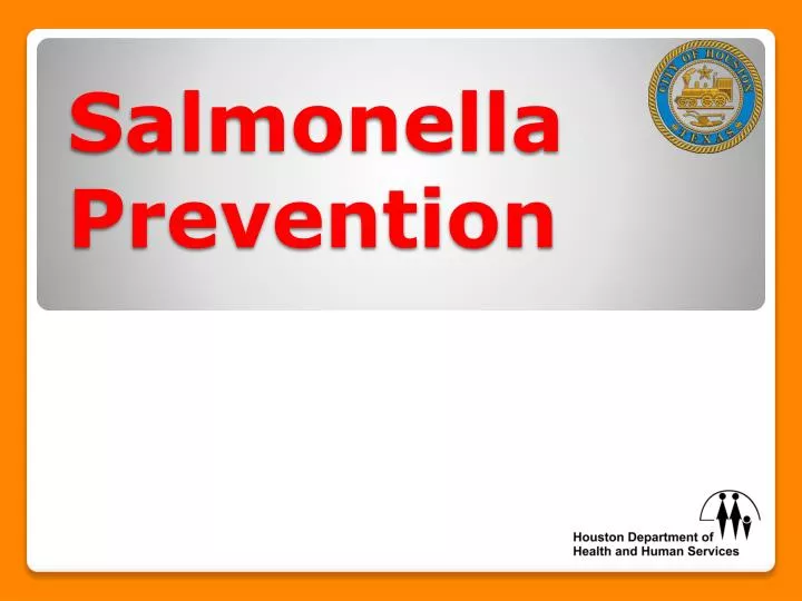 salmonella prevention