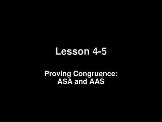 Lesson 4-5