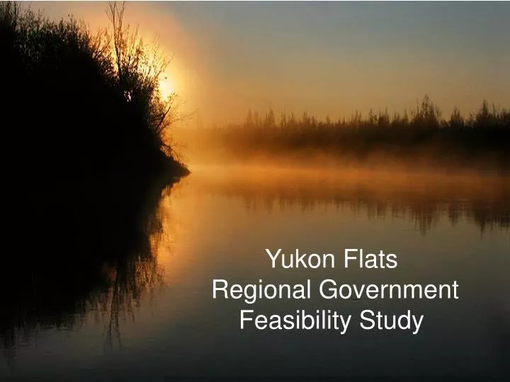 yukon flats regional government feasibility study