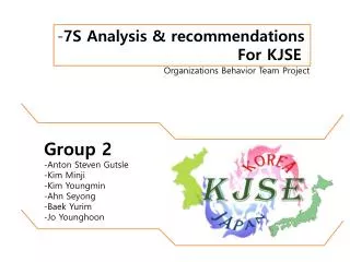 7S Analysis &amp; recommendations For KJSE
