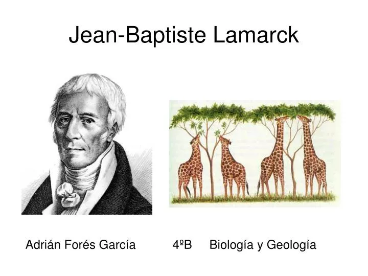 jean baptiste lamarck