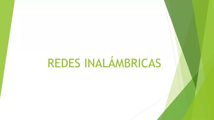 redes inal mbricas