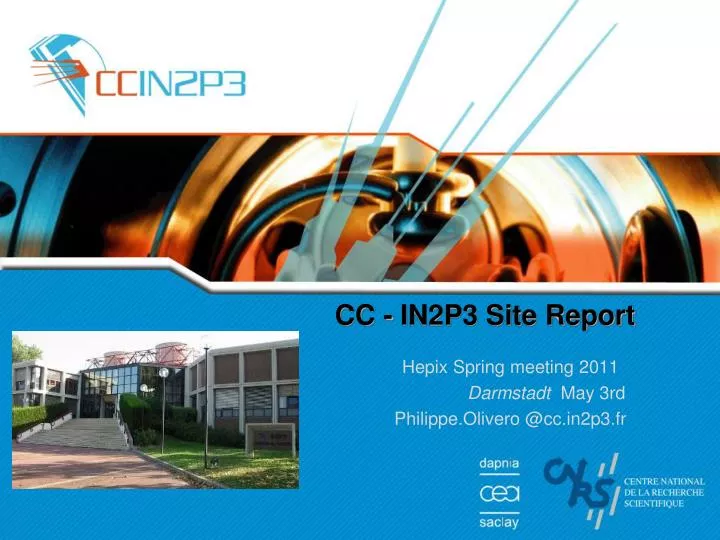 cc in2p3 site report