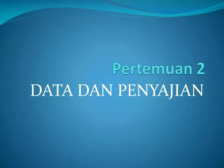 pertemuan 2