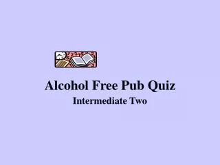 Alcohol Free Pub Quiz