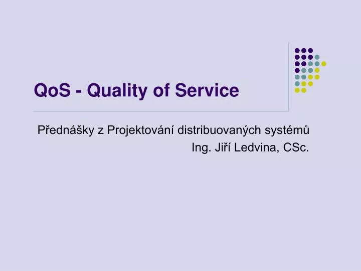qos quality of service