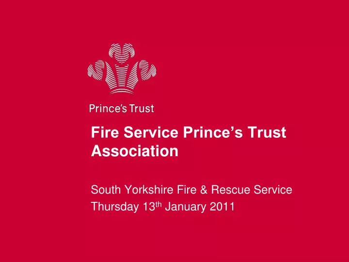 fire service prince s trust association