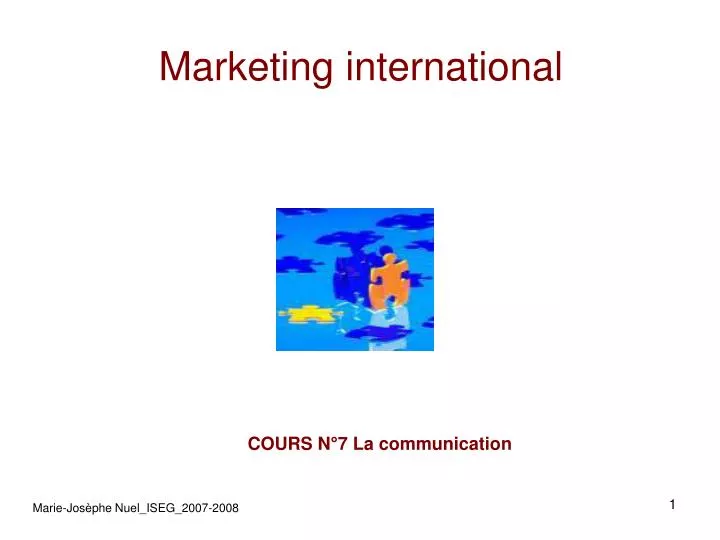 marketing international