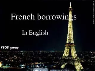 French borrowings